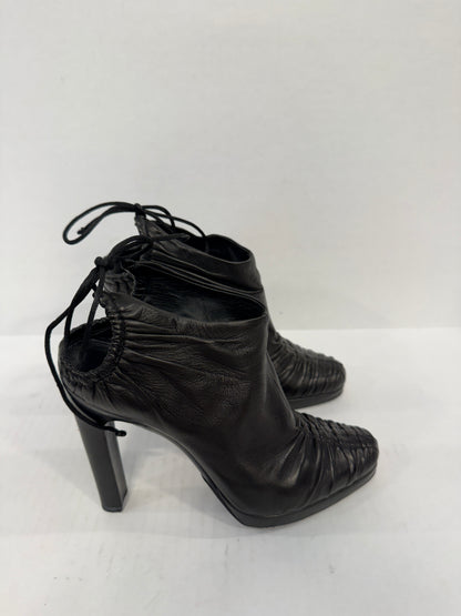 GUCCI NWT Tom Ford 2004 Leather Ruched Booties / US5.5-EU36