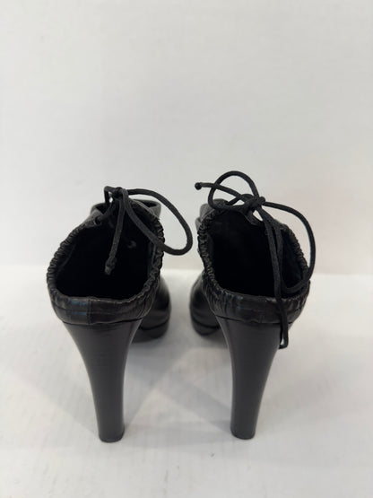 GUCCI NWT Tom Ford 2004 Leather Ruched Booties / US5.5-EU36