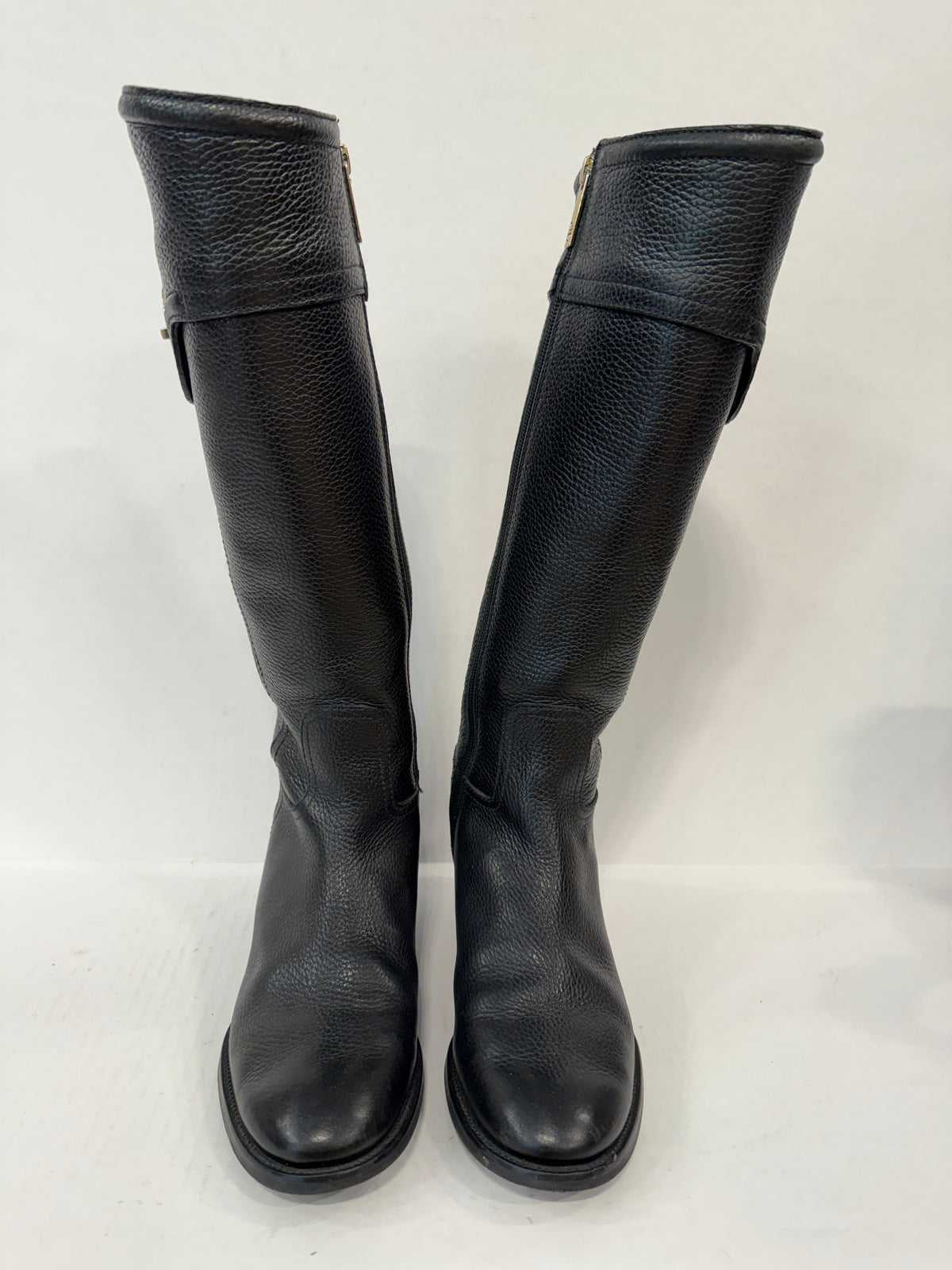 TORY BURCH Leather Tall Riding Boots / US6.5