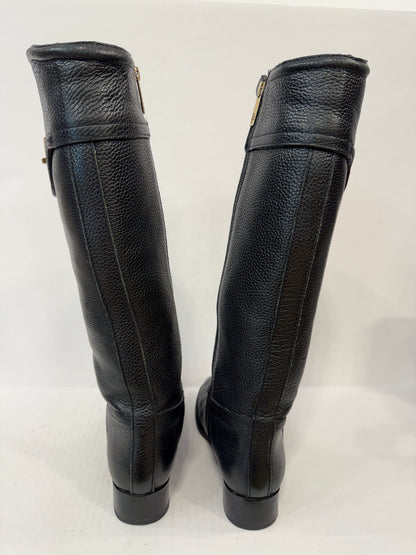 TORY BURCH Leather Tall Riding Boots / US6.5