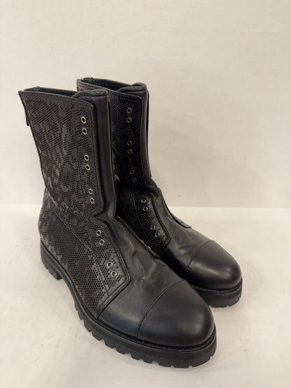 JIMMY CHOO NWT  Cheetah Embellished Print Boots/  EU36.5- US6