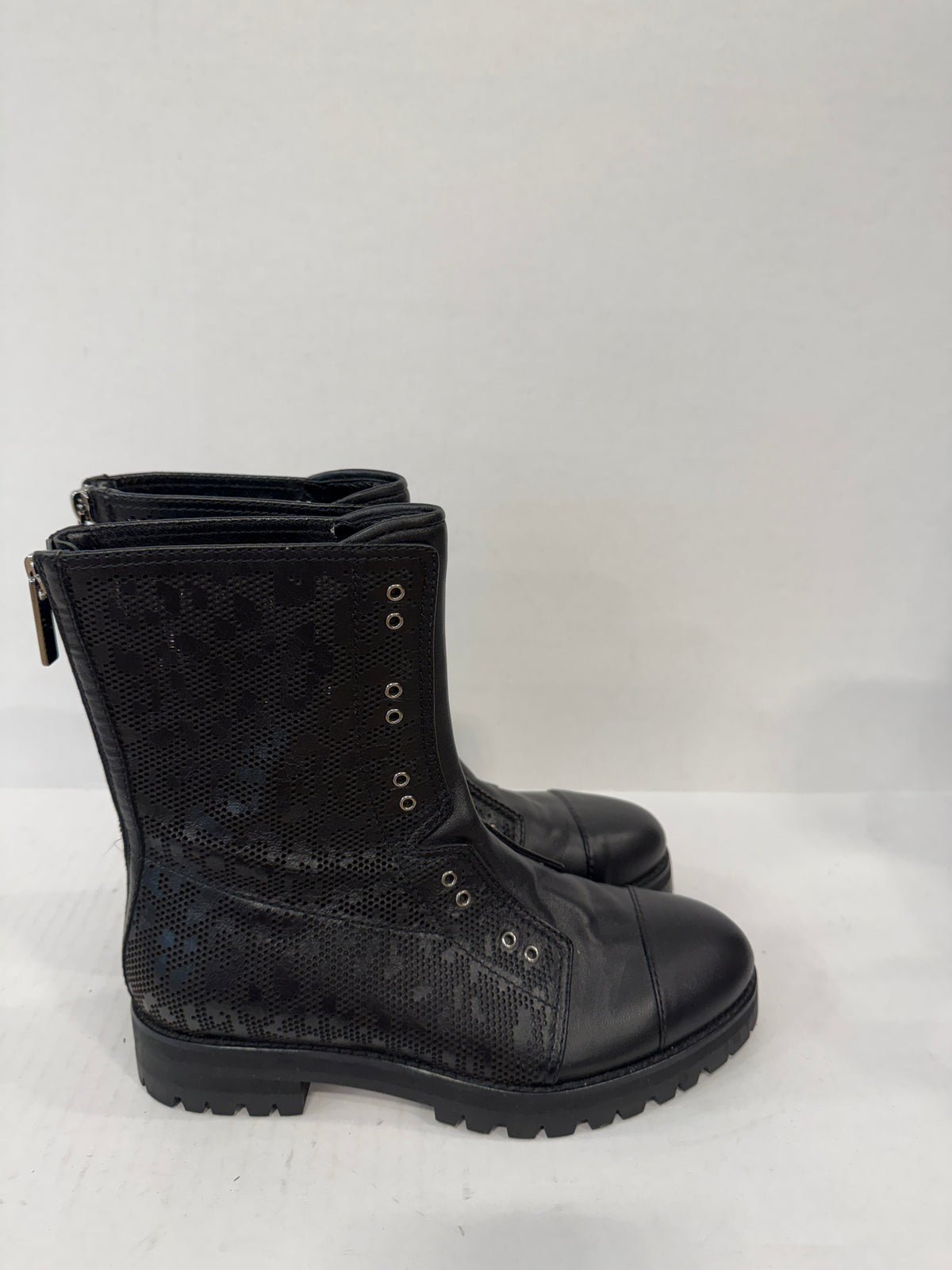 JIMMY CHOO NWT  Cheetah Embellished Print Boots/  EU36.5- US6