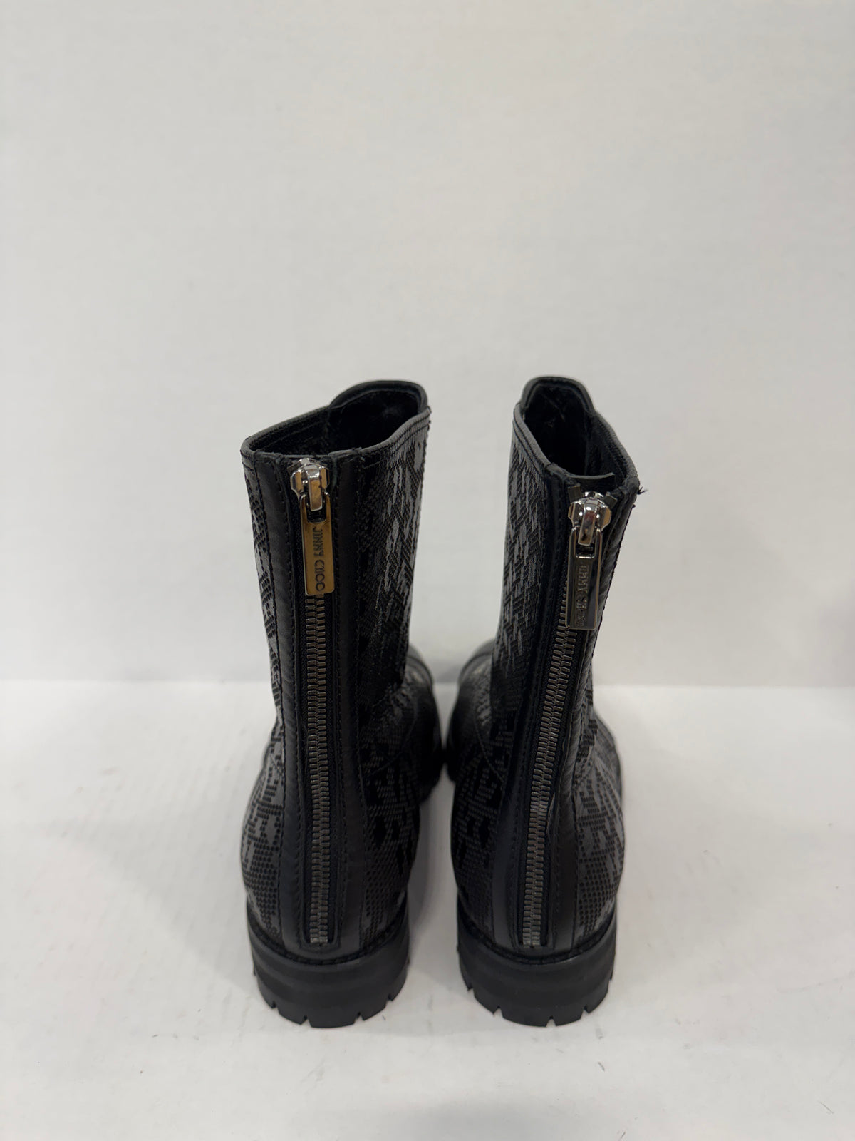 JIMMY CHOO NWT  Cheetah Embellished Print Boots/  EU36.5- US6