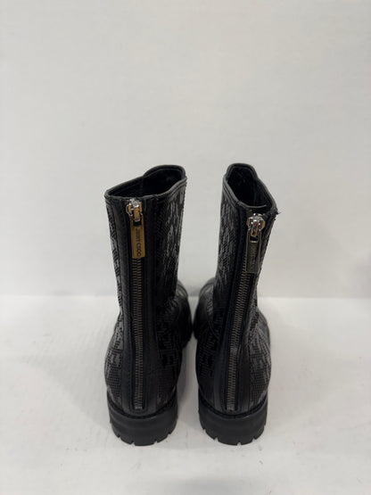 JIMMY CHOO NWT  Cheetah Embellished Print Boots/  EU36.5- US6