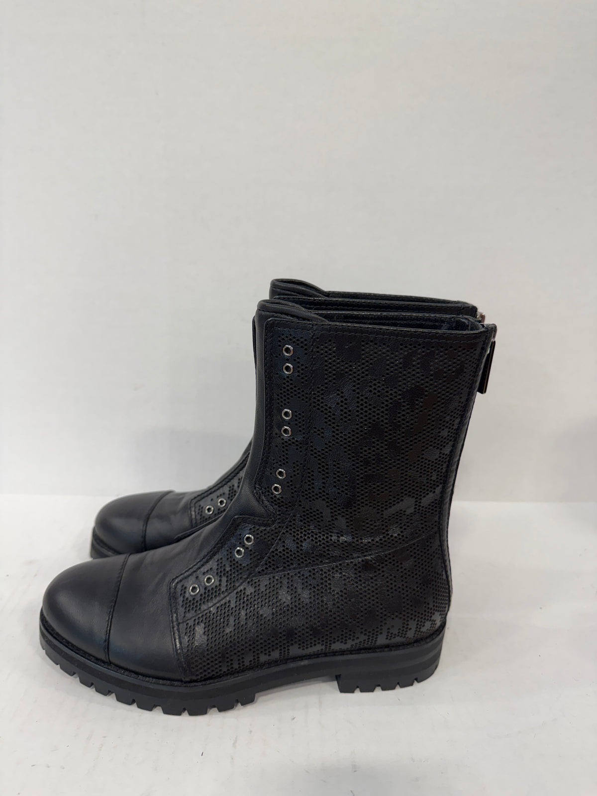 JIMMY CHOO NWT  Cheetah Embellished Print Boots/  EU36.5- US6