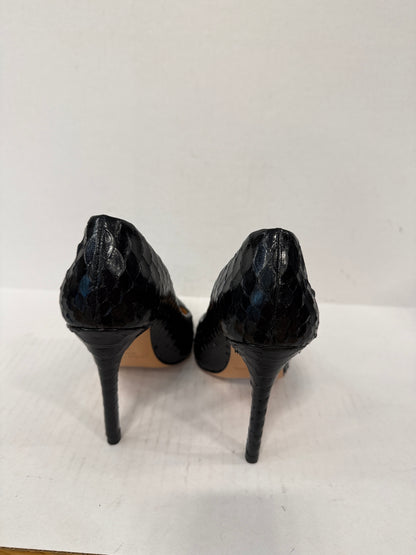 PEDRO GARCIA  HHeels Leather  Python Effect  Pumps/US7.5-EU37.5