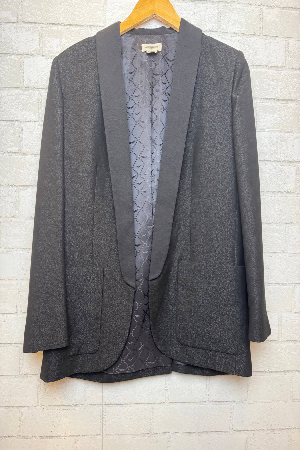 ZADIG & VOLTAIRE Verdun Bright Shimmer Blazer / S-EU36