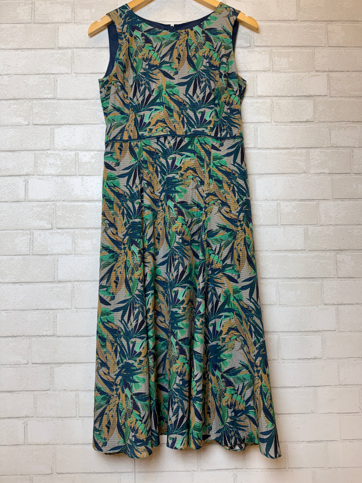 LAFAYETTE 148 Sleeveless Silk Floral Midi Dress/XS-EU34
