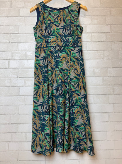 LAFAYETTE 148 Sleeveless Silk Floral Midi Dress/XS-EU34
