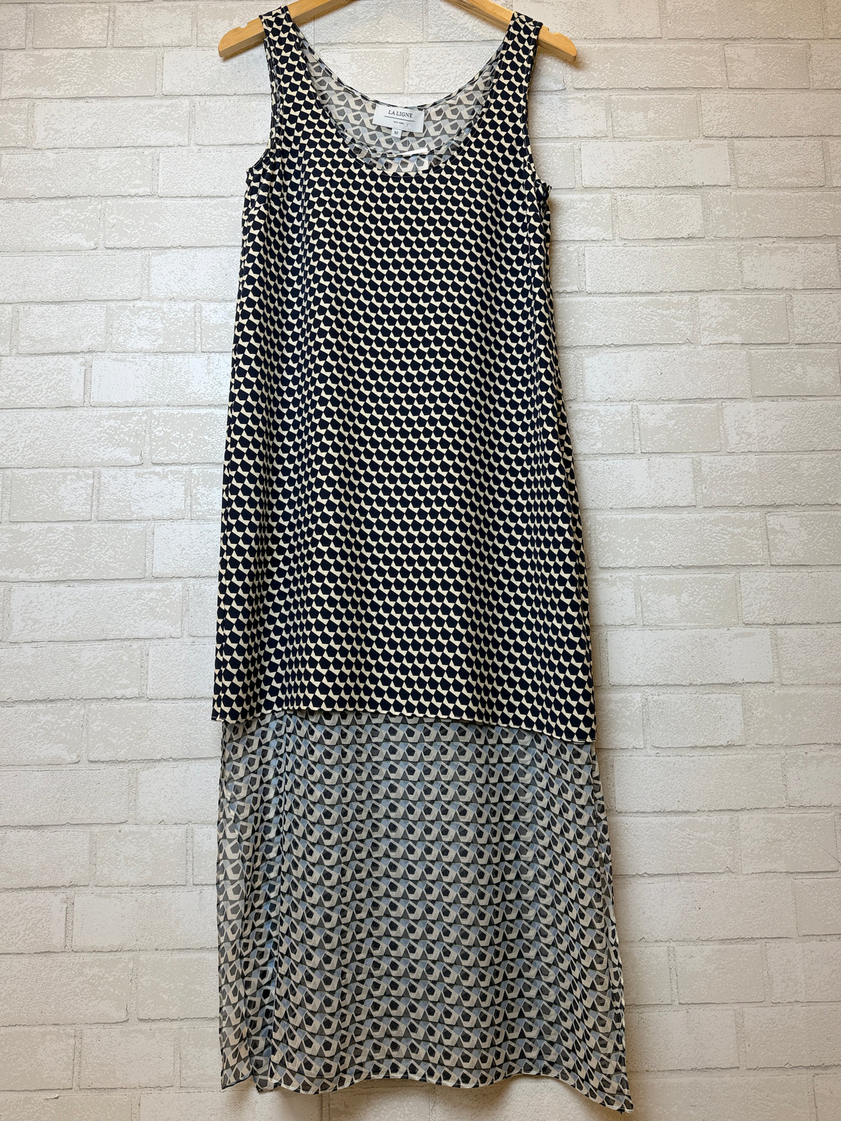 LA LIGNE Silk Sleeveless Long Dress / XS