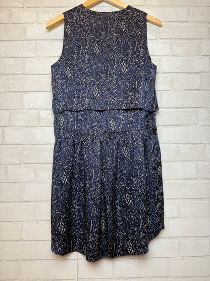 COMPTOIRS DES COTONNIERS Silk Printed sleeveless Mini Dress / S-EU36