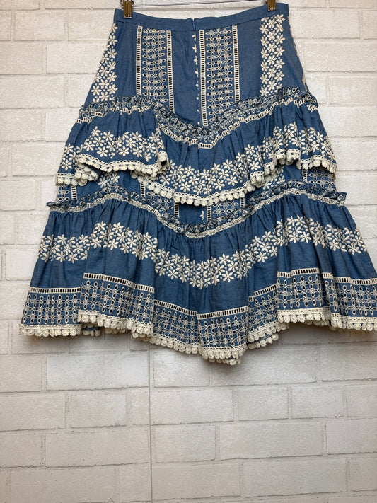 ELLIE MAKIR NWT Coton Midi Skirt/S-EU36