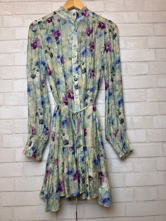 WE'RE ALL PRETTY GIRLS NWT LS Floral Midi Dress/S-EU36