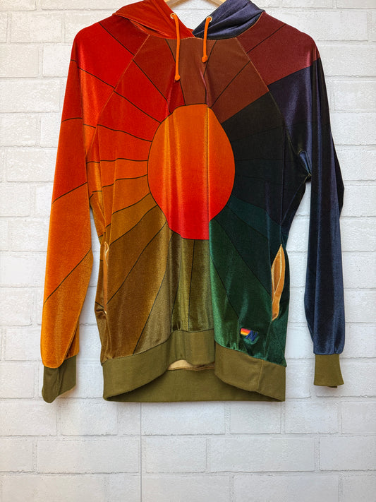 AVIATOR NATION  Velvet Sunburst Hoodie/M