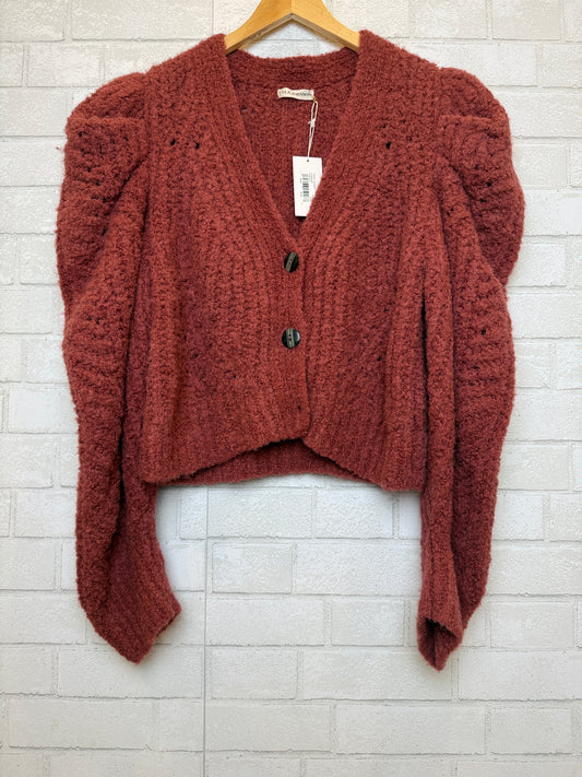 ULLA JOHNSON NWT Alpaca  Balloon LS Cardigan/XL