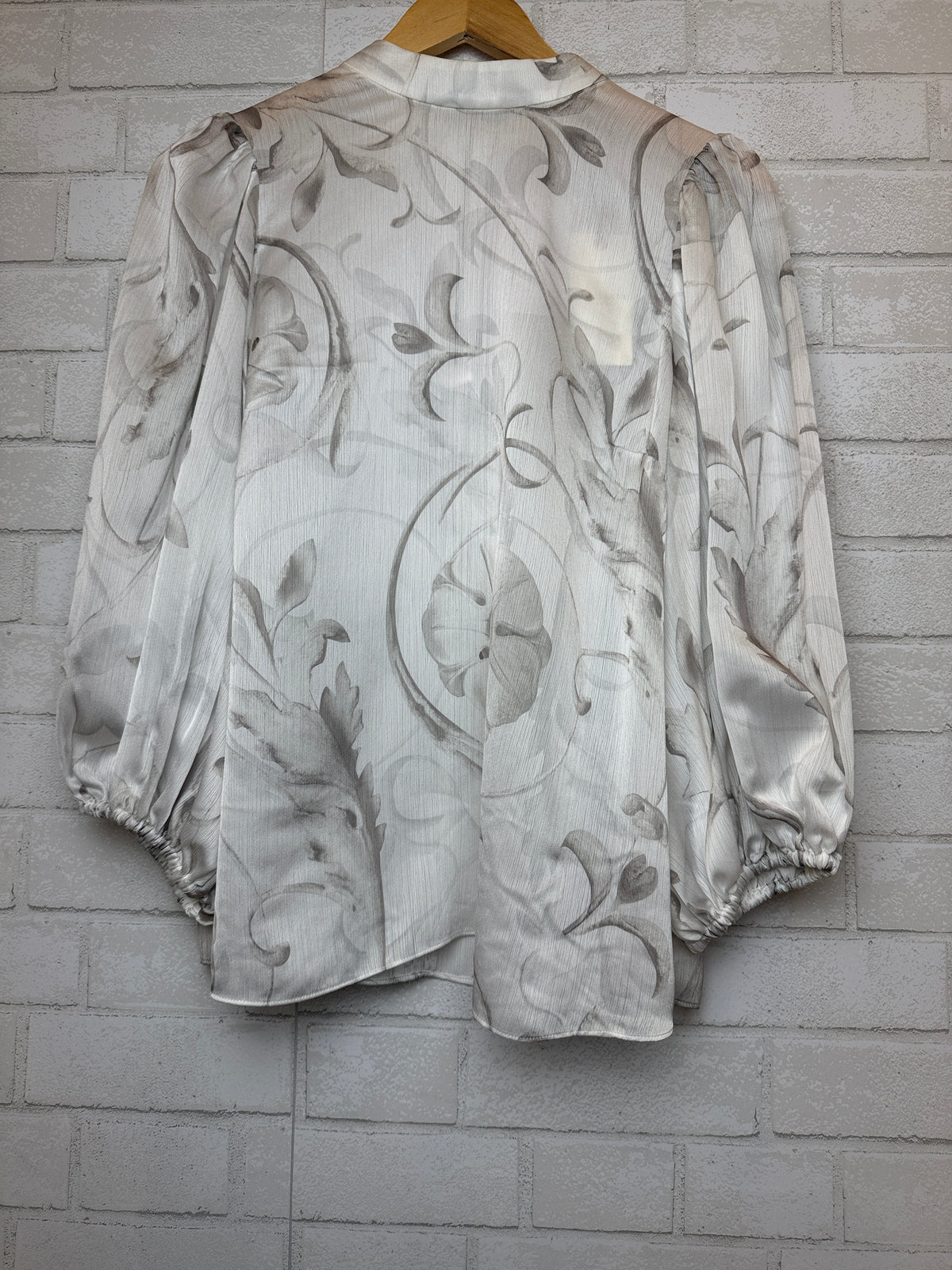 TED BAKER NWT High Neck Balloon Sleeves Blouse/M