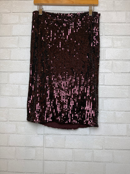 LAUREN RALPH LAUREN NWT Sequined Tulle Pencil Skirt / S-US4