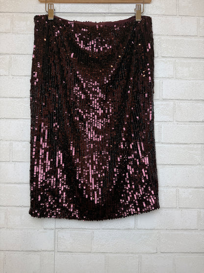 LAUREN RALPH LAUREN NWT Sequined Tulle Pencil Skirt / S-US4