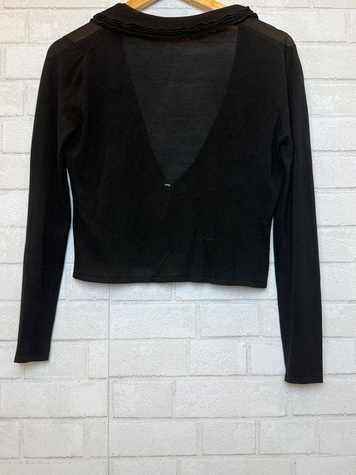 GUCCI Silk Open Cardigan/L-EU40