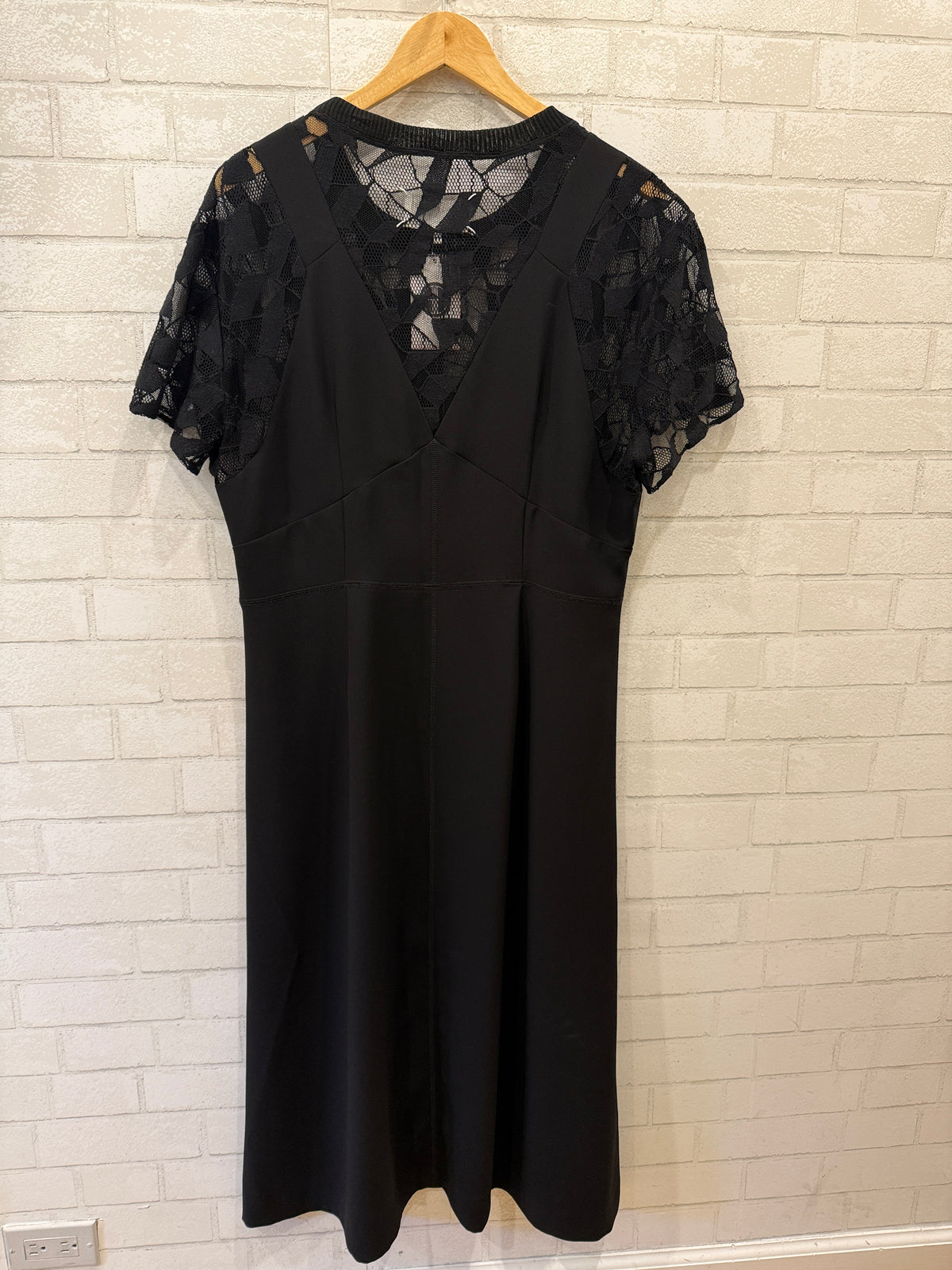 MAISON MARGIELA  SS Lace Top Satin A Line Maxi Dress/XL