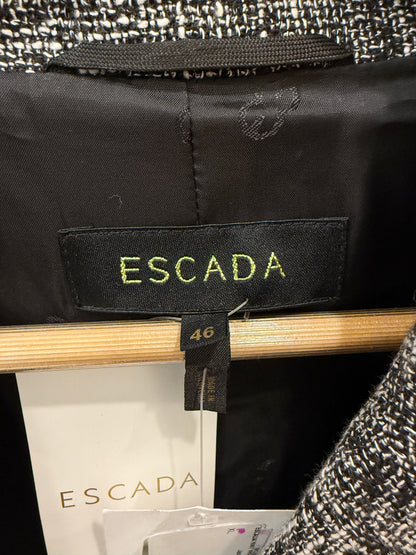 ESCADA NWT Wool Tweed One Button Bow Jacket/ EU46-XL