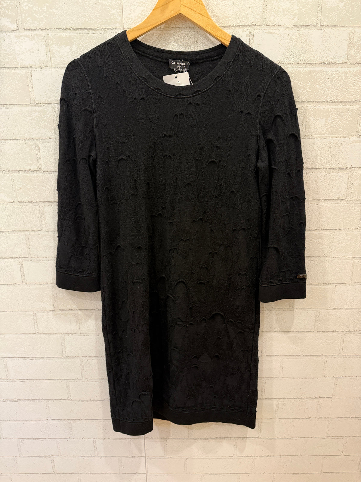 CHANEL Wool LS Mini Dress/S-EU36