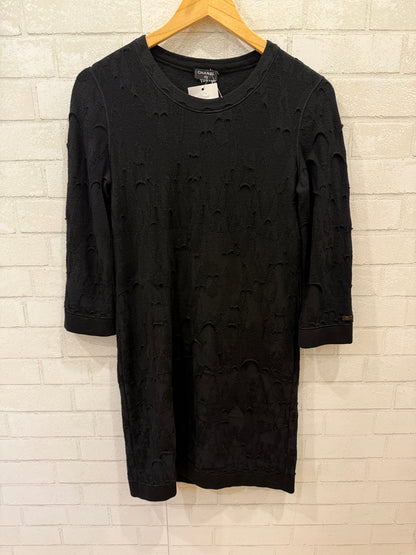CHANEL Wool LS Mini Dress/S-EU36