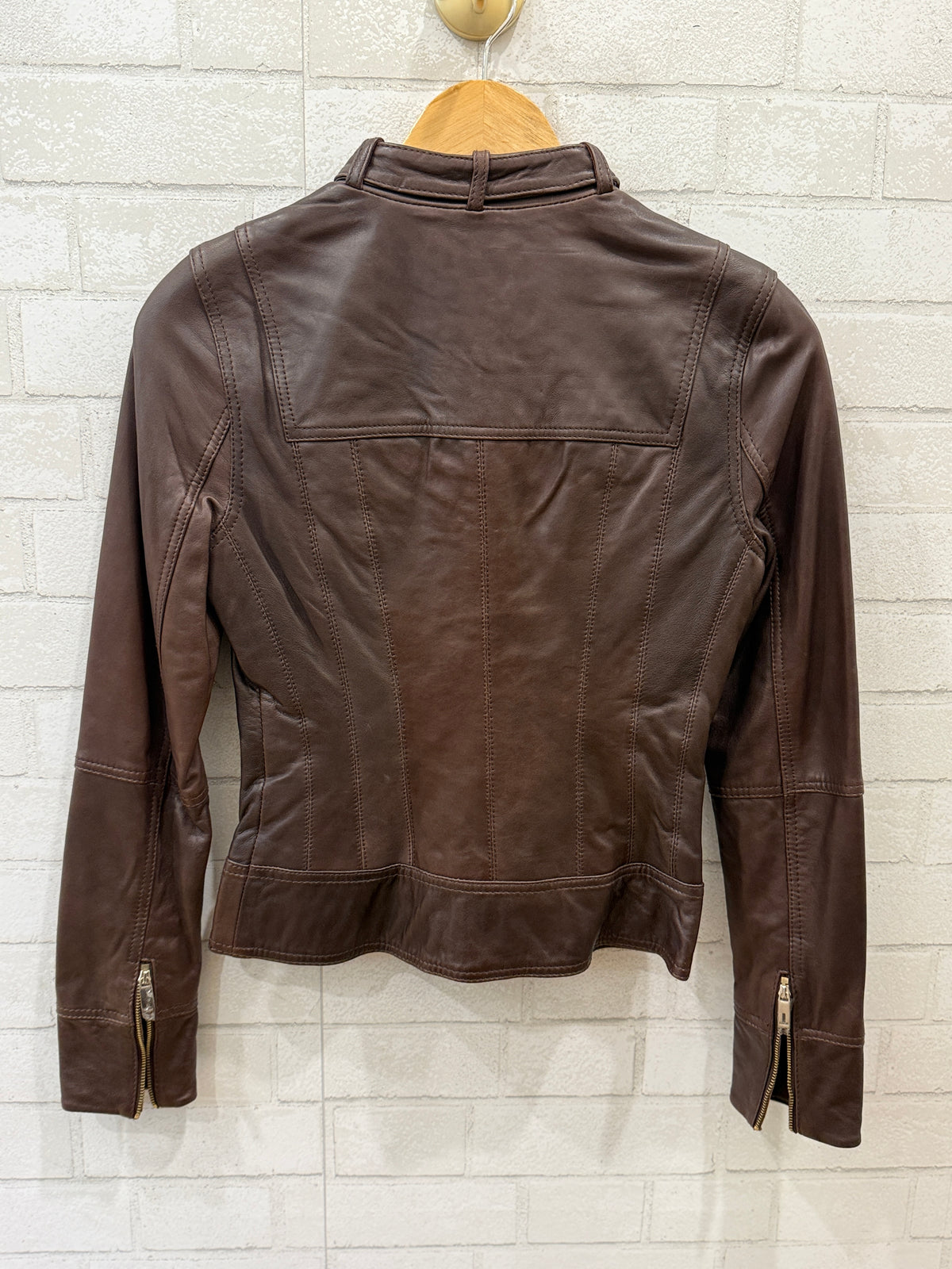 TED BAKER NWT Leather Jacket/XS-EU34