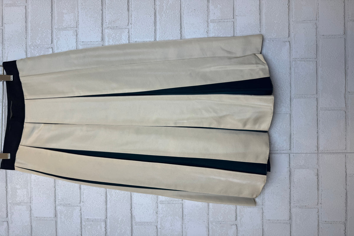 LANVIN Silk Midi Pleated Skirt/XS-EU34