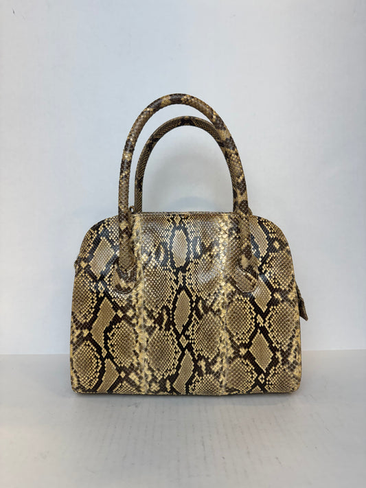 CARLOS FALCHI Python Leather  Hand Bag
