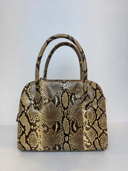 CARLOS FALCHI Python Leather  Hand Bag