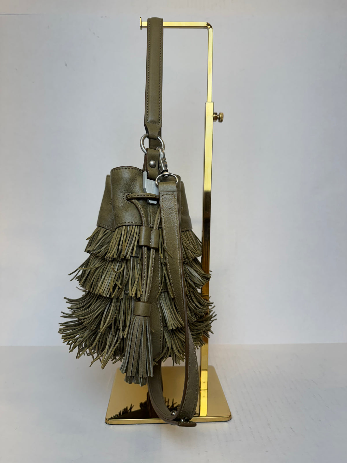 LOEFFLER RANDALL Industry Fringe Bucket Bag