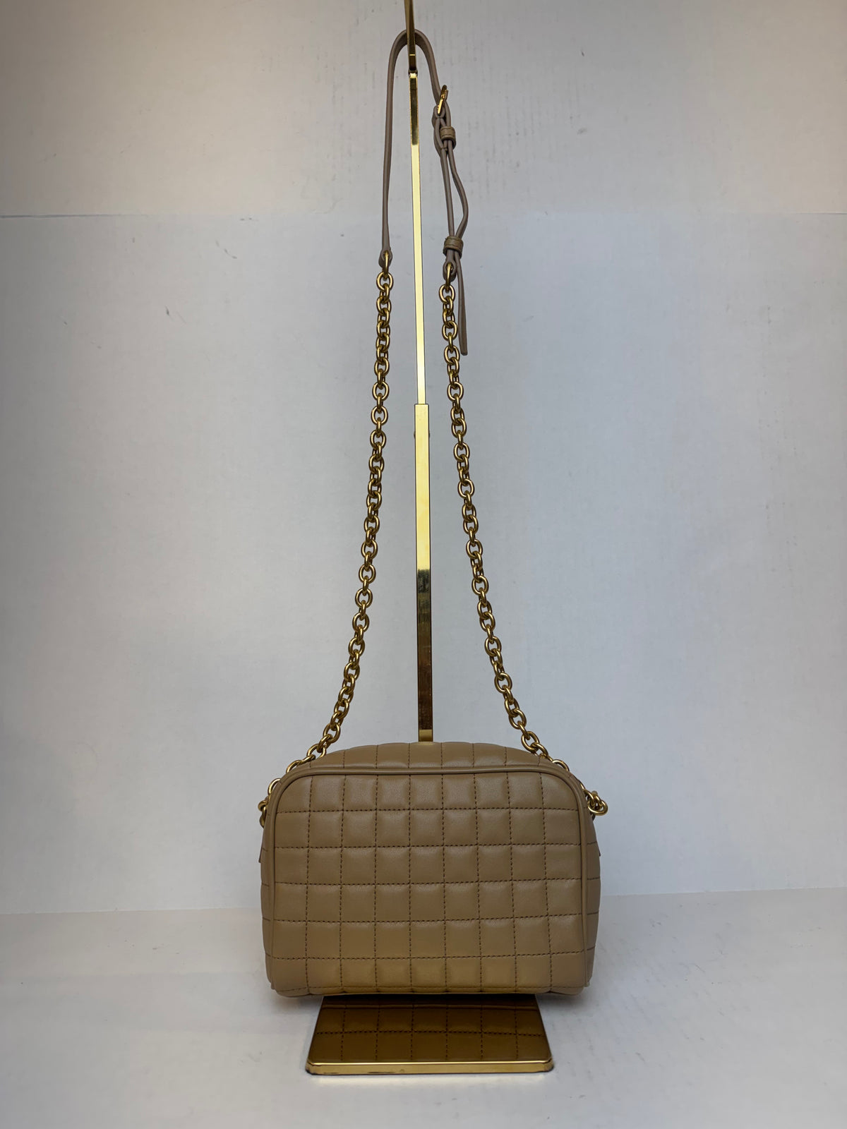 YSL Leather Quilted Cassandre Mini Camera Bag