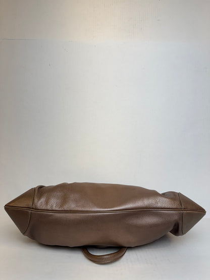 SALVATORE FERRAGAMO Grained Leather  Sofia Shoulder Bag
