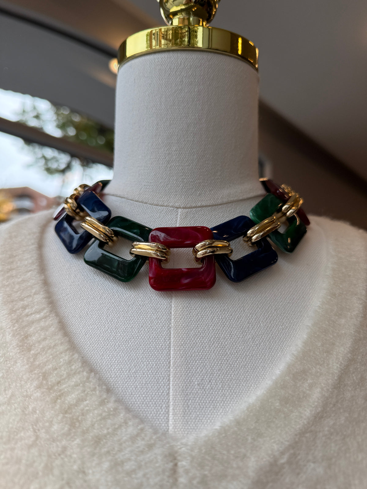 MY JOAILLERIE Big Square Necklace