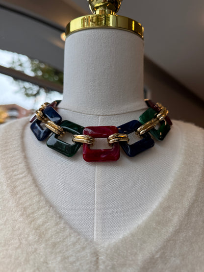 MY JOAILLERIE Big Square Necklace