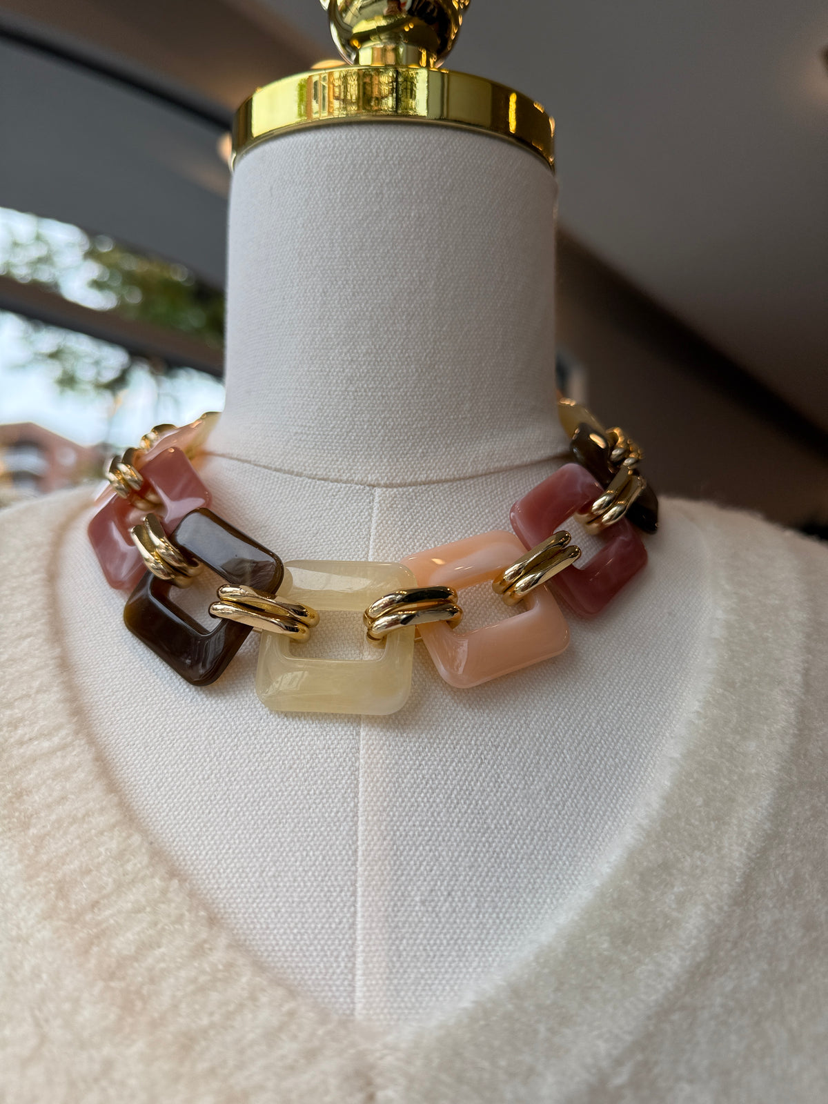 MY JOAILLERIE Big Square Necklace