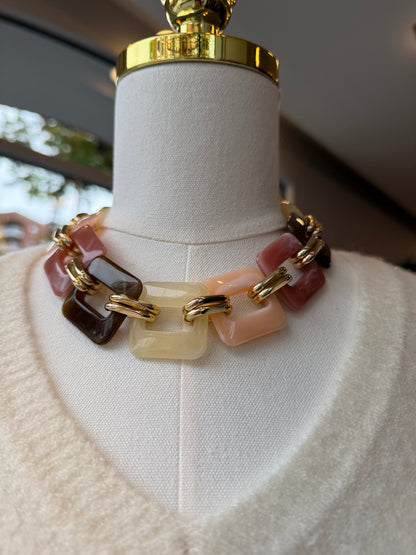 MY JOAILLERIE Big Square Necklace