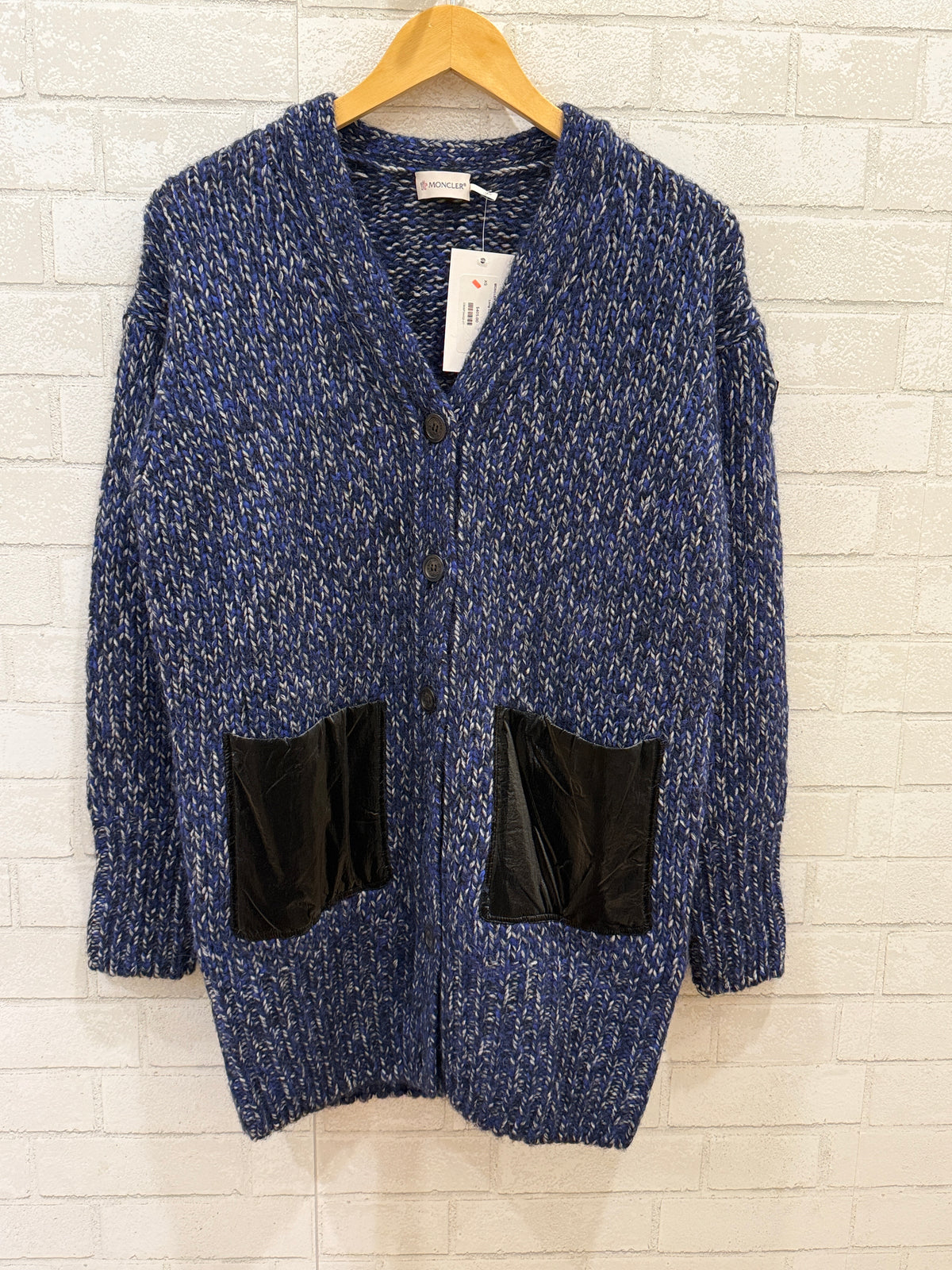 MONCLER Maglione Tricot Alpaca Blend Long Cardigan / XS