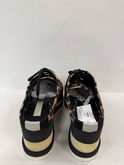 STELLA McCARTNEY Elyse Leopard Print Platform Sneaker Mules/US8-EU39