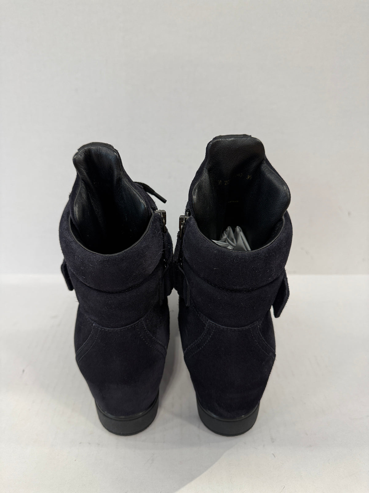 PRADA  NWT Suede Leather Sport High Top WedgeSneakers/US8-EU39