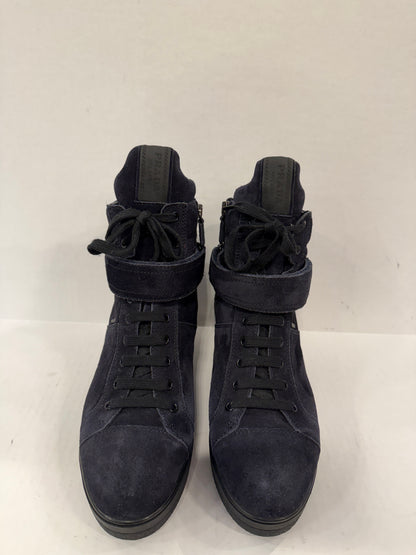PRADA  NWT Suede Leather Sport High Top WedgeSneakers/US8-EU39