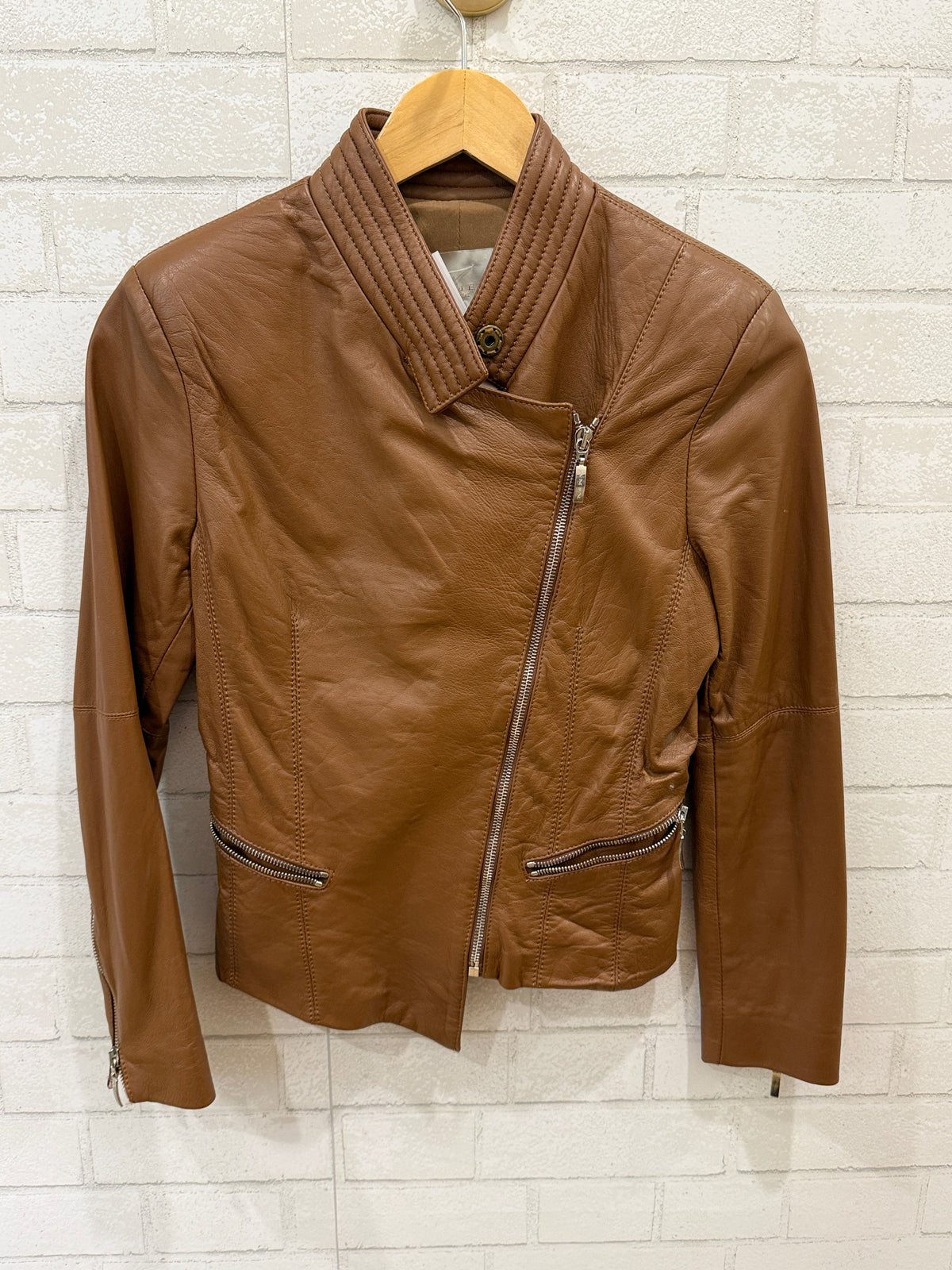 VINCE Leather Jacket/S-EU36