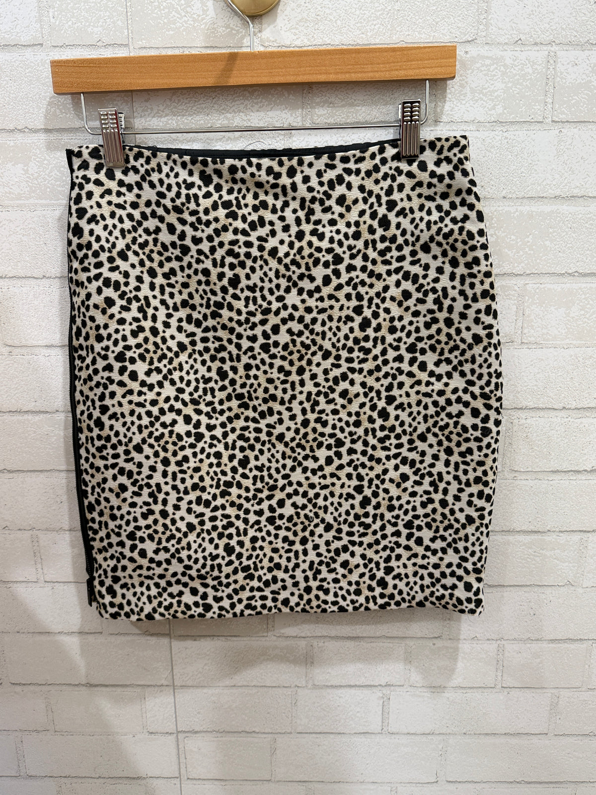 PEDRO DEL HIERRO Cheetah Print Mini Skirt/S