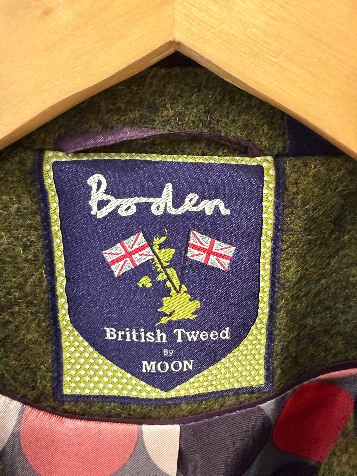 BODEN British Tweed By Moon 2 Buttons Jacket/M