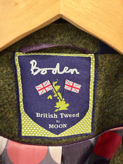 BODEN British Tweed By Moon 2 Buttons Jacket/M