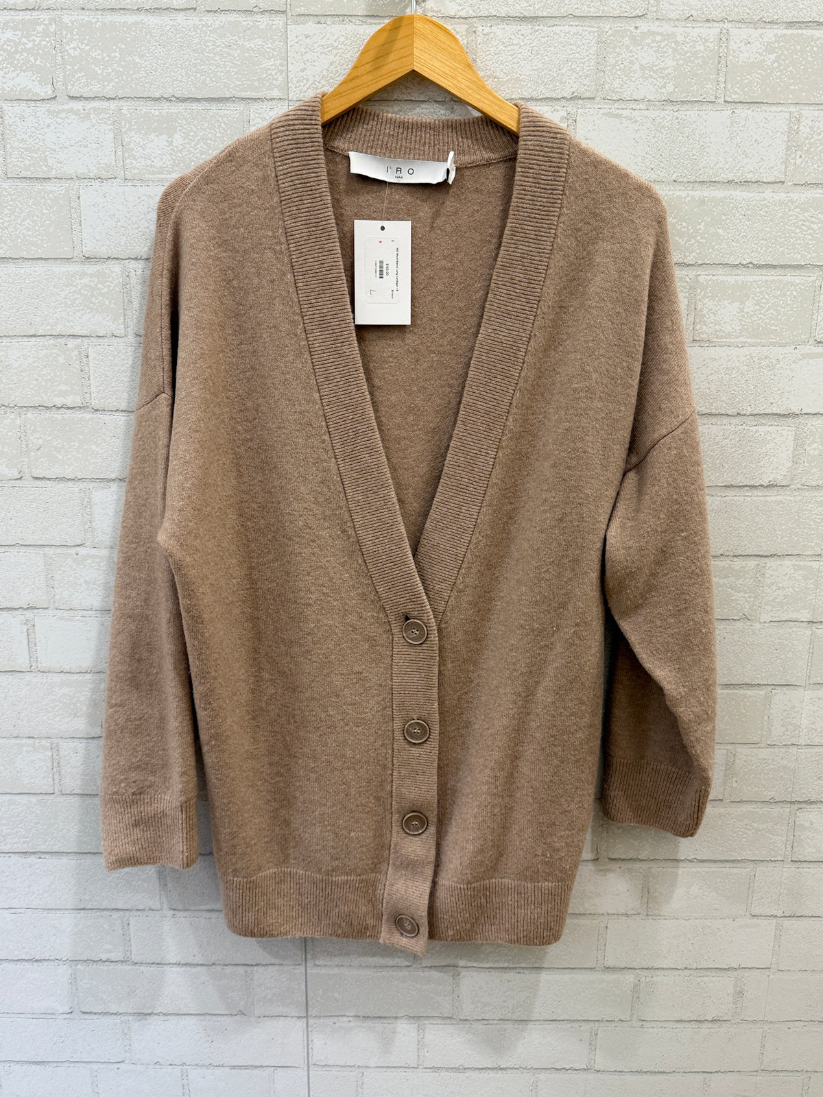 IRO Wool Blend Long Cardigan / S