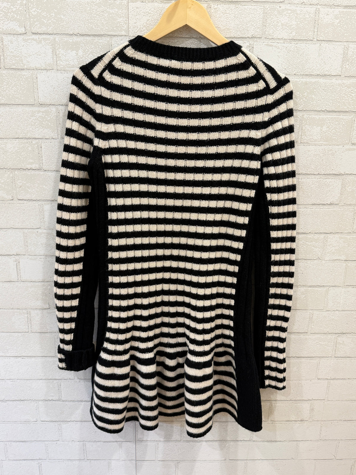 SONIA RYKIEL NWT Wool Knitted Baby Doll LS Mini Dress/ M-EU38