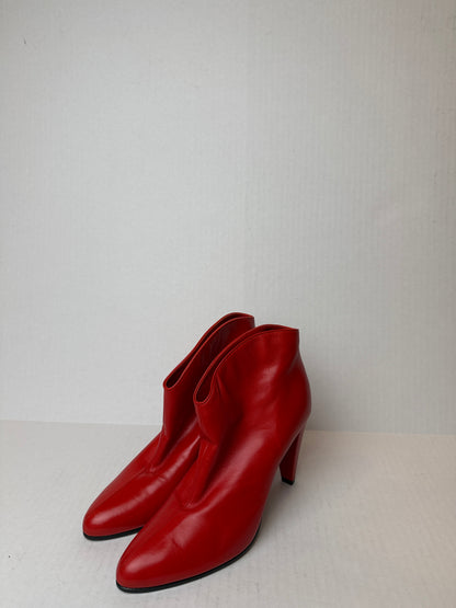 CELINE Leather Rancher Ankle Boots/US5.5-EU36.5