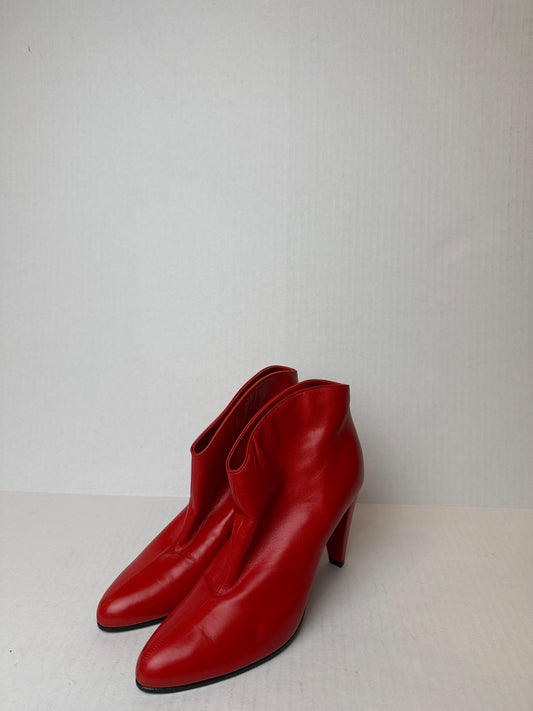 CELINE Leather Rancher Ankle Boots/US5.5-EU36.5